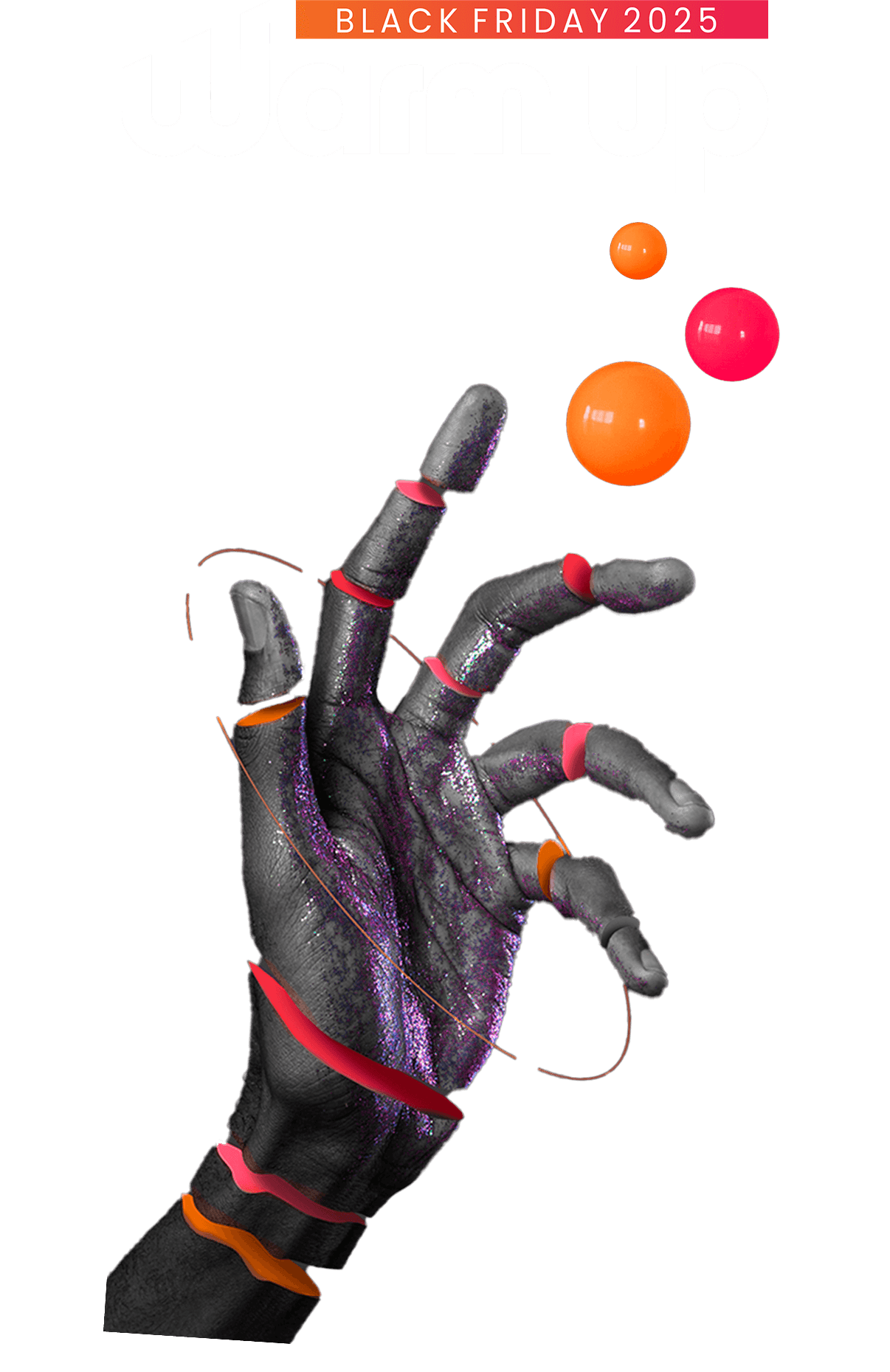 Warm Up 2025 Black Friday - Carrinho de compras com smartphone